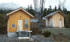 Microcell and Telus Mobility/Clearnet shelters at Whistler